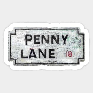 penny lane Sticker